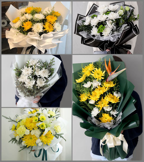 广东湛江市廉江市和寮镇朱埇村白事花束代送